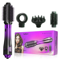 Фен-стайлер VGR 4 в 1 V-484 PURPLE, 4 насадки, 2 режима