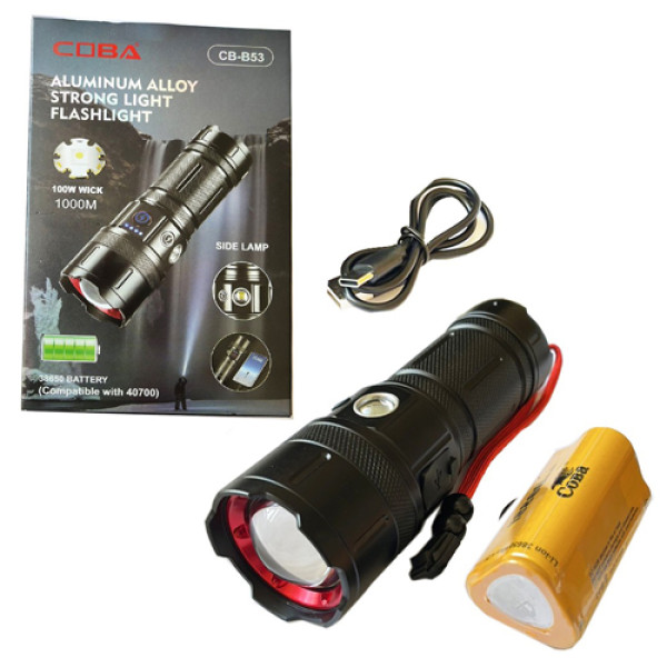 Ліхтар CB-B53-TG 3х18650 Power Bank Індикація Заряду ЗУ Type-C Zoom Box Ліхтар CB-B53-TG 3х18650 Power Bank Індикація Заряду ЗУ Type-C Zoom Box