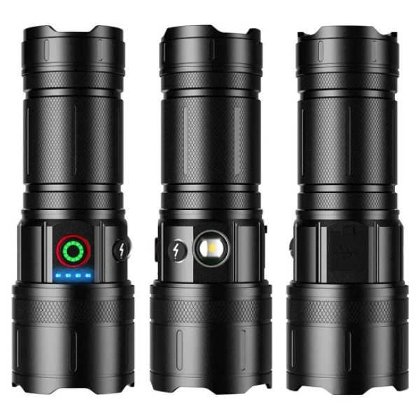 Ліхтар CB-B53-TG 3х18650 Power Bank Індикація Заряду ЗУ Type-C Zoom Box Ліхтар CB-B53-TG 3х18650 Power Bank Індикація Заряду ЗУ Type-C Zoom Box