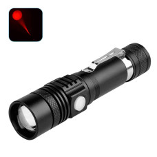 Ліхтар ручний 608-Т6(Red), 1x18650, ЗУ Type-C, zoom