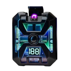 Фонарь MULTIFUNCTIONAL D69, Li-Ion аккумулятор., индикация заряда, зажигалка, ЗУ Type-C, Box