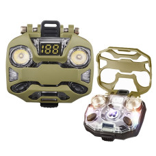 Фонарь MULTIFUNCTIONAL D72, Li-Ion аккум., индикация заряда, зажигалка, ЗУ Type-C, Box