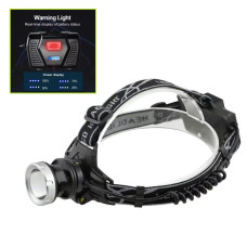 Ліхтар налобний 8070-P50, 3x18650, Power Bank, ЗУ Type-C, zoom