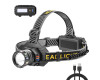 Фонарь налобный BL-T701C-TG, 2x18650, ЗУ Type-C, zoom, Box
