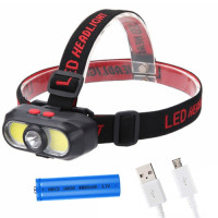 Ліхтар Налобний KX-302-LED+2COB 1x18650 ЗП Type-C Box Ліхтар Налобний KX-302-LED+2COB 1x18650 ЗП Type-C Box