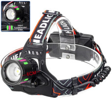 Ліхтар налобний NIGHT VISION FLUORESCENCE 8083 1 РЕЖИМ  WHITE LASER LED PM10-TG+COB, 2x18650, ЗУ Type-C, zoom