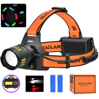 Фонарь Налобный NIGHT VISION FLUORESCENCE BL-T203-TG+COB White+Red 2x18650 1 Режим ЗУ Type-C Zoom Фонарь Налобный NIGHT VISION FLUORESCENCE BL-T203-TG+COB White+Red 2x18650 1 Режим ЗУ Type-C Zoom