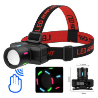 Ліхтар Налобний NIGHT VISION FLUORESCENCE KX-1832-TG Motion Sensor Li-Ion Акумулятор Індикація Заряду ЗП Type-C Zoom Ліхтар Налобний NIGHT VISION FLUORESCENCE KX-1832-TG Motion Sensor Li-Ion Акумулятор Індикація Заряду ЗП Type-C Zoom