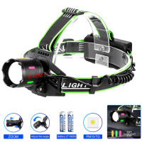 Фонарь Налобный NIGHT VISION FLUORESCENCE PLD-903-TG 1 Режим 2x18650 ЗУ Type-C Zoom