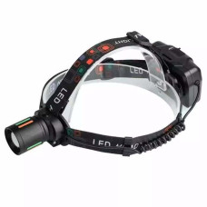 Фонарь налобный NIGHT VISION FLUORESCENCE W668-TG, 2x18650, ЗУ Type-C, zoom, Box