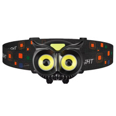 Фонарь налобный PLD-WT209-2COB COBA, 3xAAA