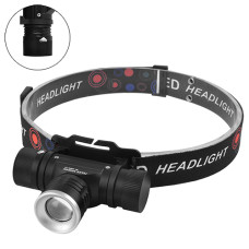 Ліхтар налобнийPolice 5808-T6, 1x18650, zoom, ЗУ microUSB, 1 режим, Box