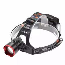 Фонарь налобный W689A-TG, 2x18650, ЗУ Type-C, zoom, Box