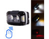 Ліхтар Налобний WH-0218-XPG White+Yellow + SMD Red Motion Sensor Li-Ion Акумулятор ЗП Type-C