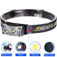 Ліхтар Налобний YY-19D-6SMD Li-Ion Акумулятор ЗП Type-C Магніт Box Ліхтар Налобний YY-19D-6SMD Li-Ion Акумулятор ЗП Type-C Магніт Box