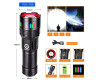 Ліхтар NIGHT VISION FLUORESCENCE 708 WHITE LASER LED PM30-TG, Power Bank, 1x38650, ЗУ Type-C, zoom, Box