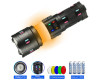 Ліхтар NIGHT VISION FLUORESCENCE AK178-1-WHITE LASER LED PM60-TG+COB 4x18650 Power Bank ЗУ Type-C Zoom 5 Фільтрів Ліхтар NIGHT VISION FLUORESCENCE AK178-1-WHITE LASER LED PM60-TG+COB 4x18650 Power Bank ЗУ Type-C Zoom 5 Фільтрів