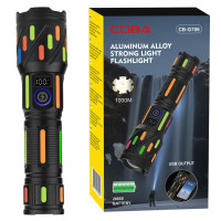 Ліхтар NIGHT VISION FLUORESCENCE CB-G706-TG 1x26650 Power Bank ЗУ Type-C Zoom Box Ліхтар NIGHT VISION FLUORESCENCE CB-G706-TG 1x26650 Power Bank ЗУ Type-C Zoom Box