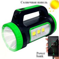 Ліхтар Портативний 818C-3W+COB Power Bank Li-Ion Акумулятор Сонячна Батарея ЗП microUSB Box Ліхтар Портативний 818C-3W+COB Power Bank Li-Ion Акумулятор Сонячна Батарея ЗП microUSB Box