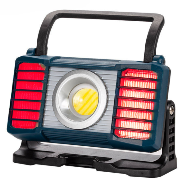 Ліхтар Портативний W880-2-COB White+Red+Blue Power Bank Li-Ion Акумулятор ЗУ Type-C Box