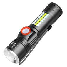 Ліхтар SY-1903C-P50+SMD+RGB, Alarm, Li-Ion акумулятор, ремінець, zoom, ЗУ USB