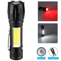 Ліхтар W601-XPE Red + COB White Li-Ion Акумулятор ЗУ microUSB Zoom Box Ліхтар W601-XPE Red + COB White Li-Ion Акумулятор ЗУ microUSB Zoom Box