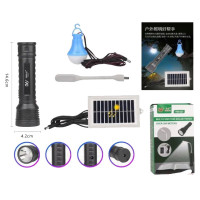 Фонарь YW-037-3W 1 Лампа 3W Гибкая Led Лампа Li-Ion Аккумулятор Солнечная Батарея Box