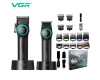 Комплект VGR 2 в 1 V-001&V-977 BLACK, аккумуляторная машинка для стрижки (clipper) и триммер
