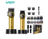 Комплект VGR 2 в 1 V-001&V-977 GOLD, аккумуляторная машинка для стрижки (clipper) и триммер