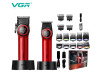 Комплект VGR 2 в 1 V-001 & V-977 RED Акумуляторна Машинка Для Стрижки Clipper і Тример