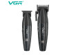 Комплект VGR 2 в 1 V-640 акумуляторна машинка для стриження (clipper) та триммер