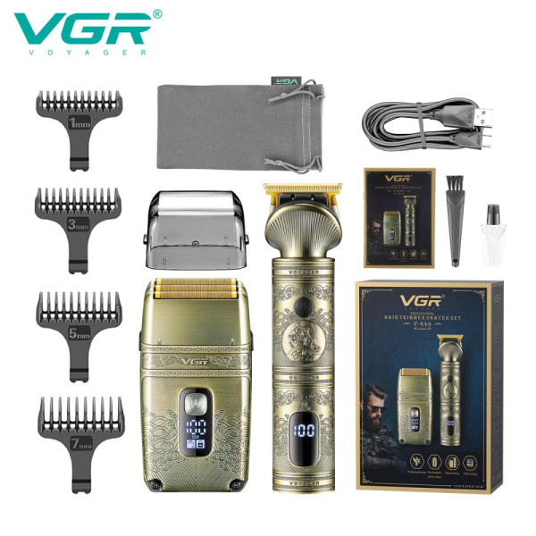 Комплект VGR 2 в 1 V-649 Тример і Шейвер