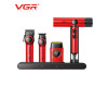 Комплект VGR STEPLERSS RPO 4 IN 1 RED, машинка для стрижки (Clipper), триммер, электробритва, фен