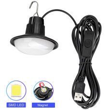 LED лампа 118L-19SMD, кабель 2.9 м, крюк, магнит, питание от USB