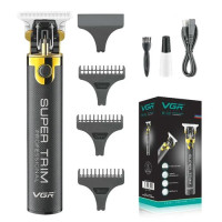 Машинка Триммер Для Стрижки Волос и Бороды VGR V-082 Professional 3 Насадки STRONG BATTERY Машинка Триммер Для Стрижки Волос и Бороды VGR V-082 Professional 3 Насадки STRONG BATTERY