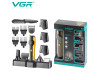Набор для стрижки VGR 13 в 1 V-173 YELLOW, 13 насадок, LED display