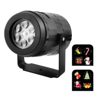 Світлодіодний Лазерний Проектор 886-1 Новорічний +2 Вкладиші з Картинками