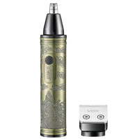 Триммер VGR 2 в 1 V-618, 2 насадки - триммер, триммер для носа