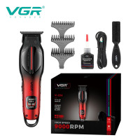 Триммер VGR V-226 RED 9000 RPM 3 Насадки LED Display Триммер VGR V-226 RED 9000 RPM 3 Насадки LED Display