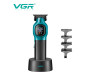 Триммер  VGR V-886T GREEN, 4 насадки, LED display, 8000RPM