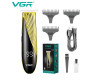 Триммер VGR V-959, 3 насадки, LED display