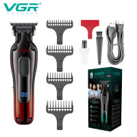 Триммер VGR V-998 RED 4 Насадки LED Display Триммер VGR V-998 RED 4 Насадки LED Display