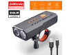Велофара BC25S, 300LM, Waterproof, Power Bank, Li-Ion аккумулятор, ЗУ Type-C, индикация заряда