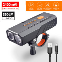 Велофара BC25S, 300LM, Waterproof, Power Bank, Li-Ion аккумулятор, ЗУ Type-C, индикация заряда