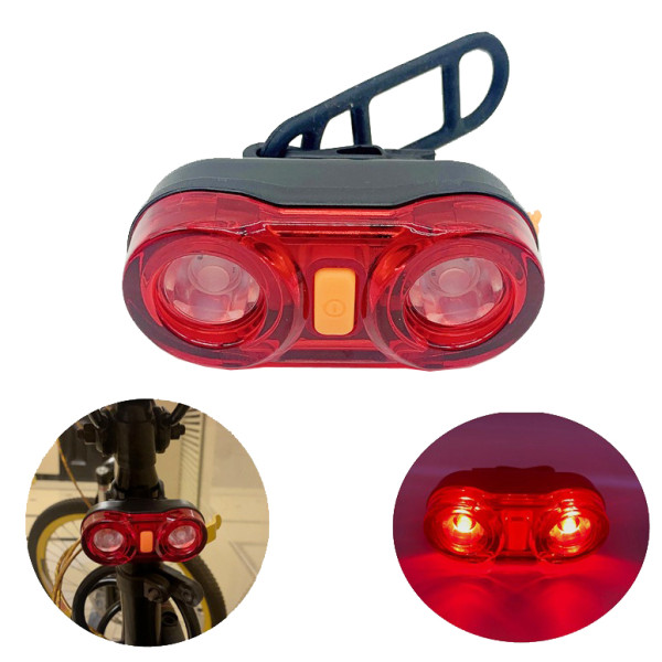 Велофонарь DMFL-535-2LED STOP, Li-Ion аккумулятор, ЗУ Type-C