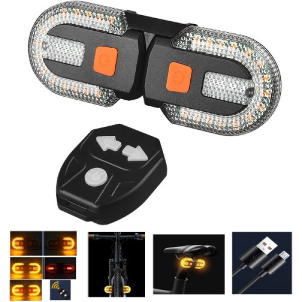 Велосипедний Стоп Поворот FY-1825 З Дистанційним Пультом LED