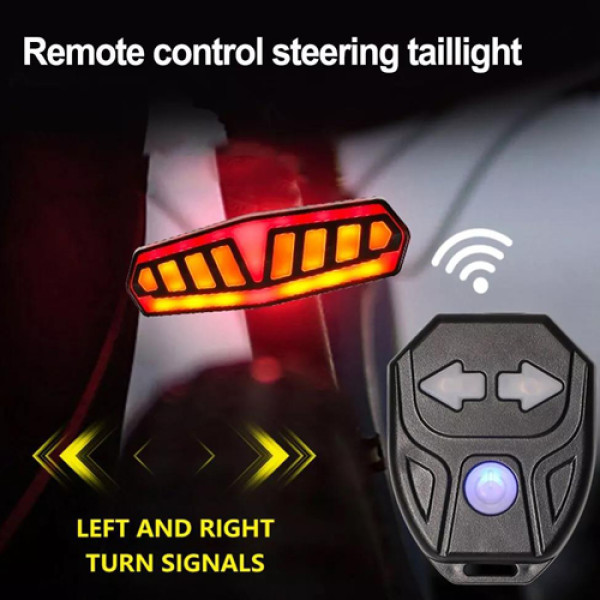 Велосипедний Стоп Поворот Baisk FY-1828 З Дистанційним Пультом LED-USB C-Type Тонований Сигнал