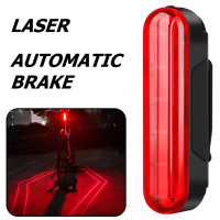 Стоп LEADBIKE LD80-6LED з лазерною розміткою, waterproof, Li-Ion акумулятор, ЗУ Type-C