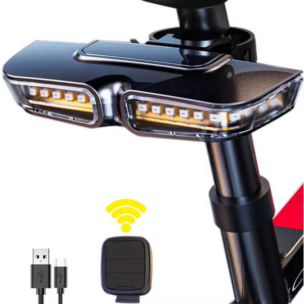 Велосипедний Стоп Поворот XA-817 З Дистанційним Пультом Та Датчиком Нахилу