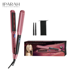 Випрямляч для волосся IPARAH P-104R PINK, 4 режими, 100-230 ° C, керамічне покриття, LED display, 55-62 W
